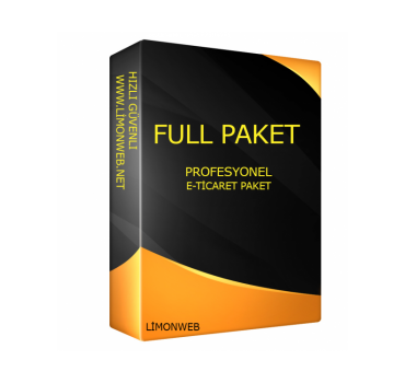 Full Paket Eticaret Sitesi