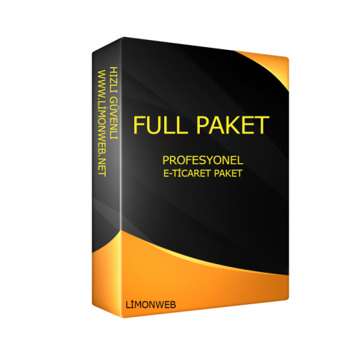 Full Paket Eticaret Sitesi
